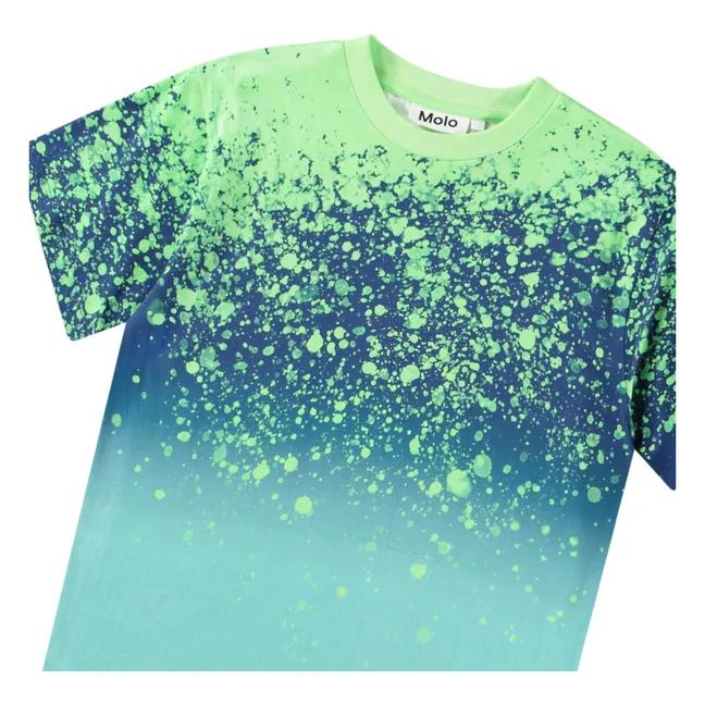 Rodney Splash T-Shirt aus Bio-Baumwolle | Blau