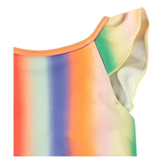 Nalani Rainbow Badeanzug aus recycelten Fasern | Orange