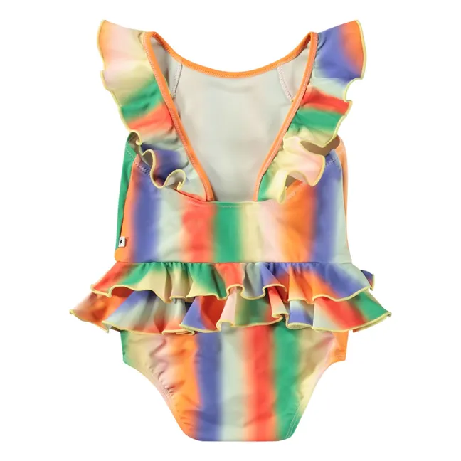 Nalani Rainbow Swimsuit Recycled Fibers | Orange