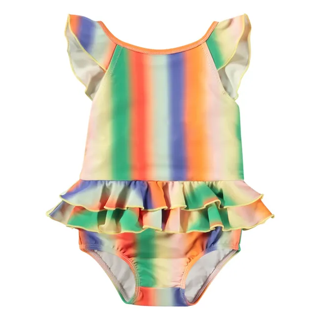 Nalani Rainbow Badeanzug aus recycelten Fasern | Orange
