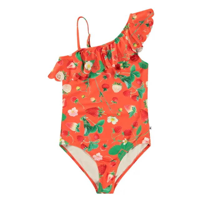 Net Strawberry Swimsuit Recycled Fibers | Red