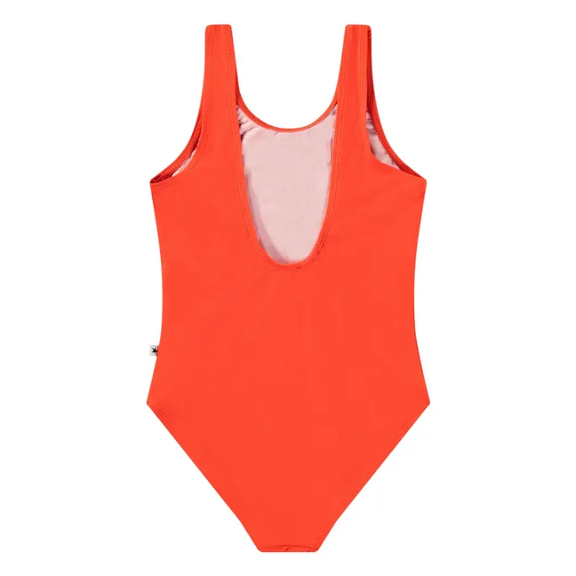 Maillot de Bain Nika Fraise Fibres Recyclées | Rouge