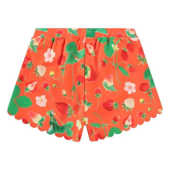 Short Neva Fraise Fibres Recyclées | Rouge
