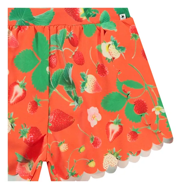 Short Neva Fraise Fibres Recyclées | Rouge