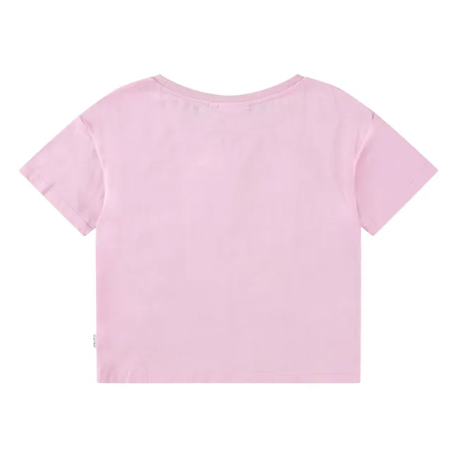 Camiseta de algodón orgánico Roseanna Strawberry | Rosa