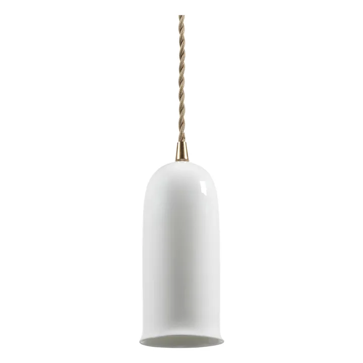 Olympia N°1 porcelain hanging lamp, Anita Le Grelle | White- Product image n°2