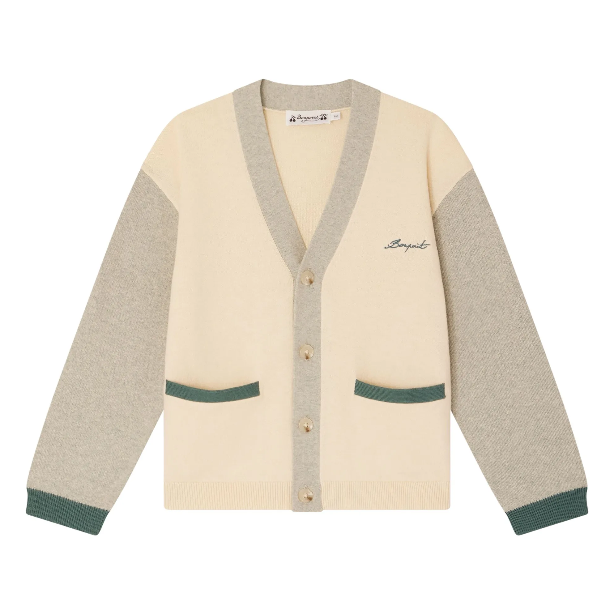 Bonpoint Ecru Cardigan Edouard