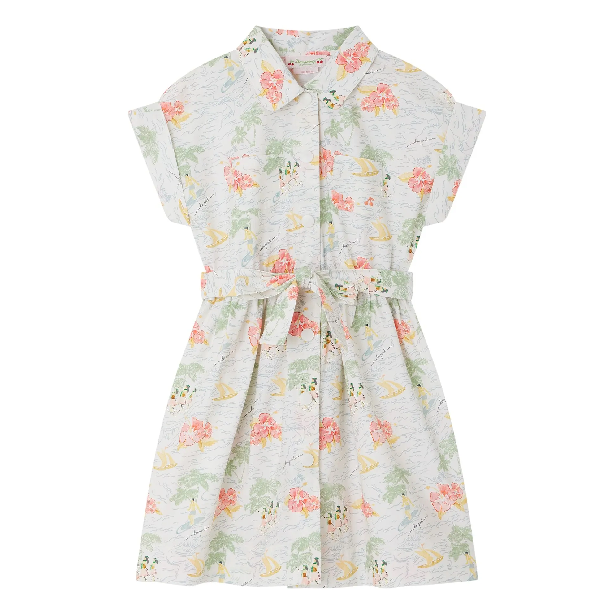 Bonpoint Girls Heather Grey Gisèle Dress