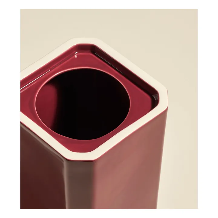 Vase Facettes | Bordeaux- Image produit n°4