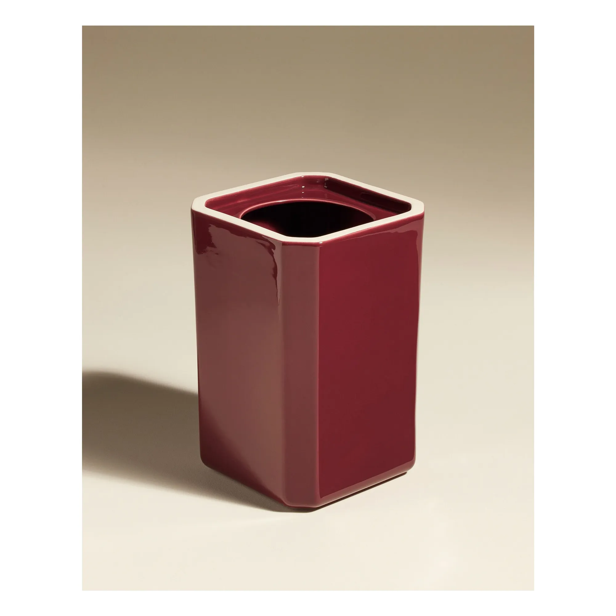 Vase Facettes | Bordeaux- Image produit n°2