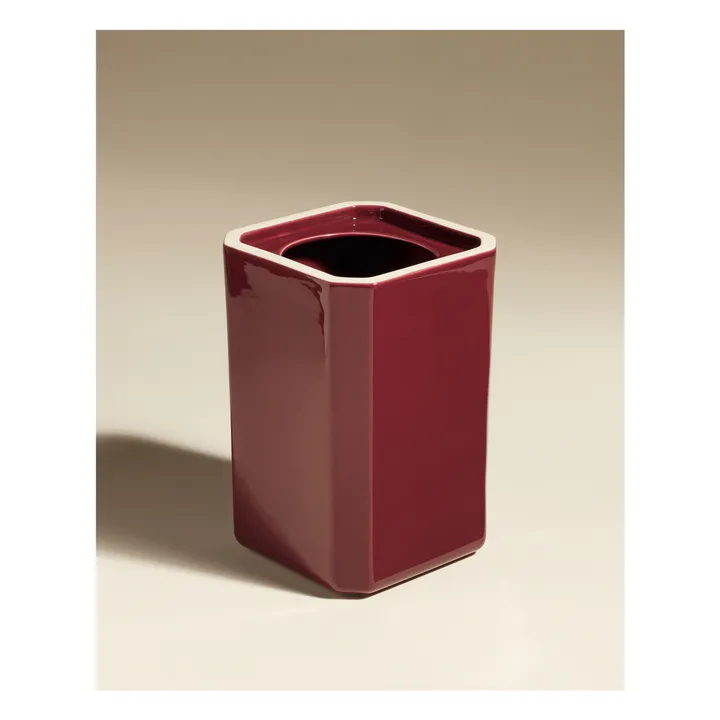 Vase Facettes | Bordeaux- Image produit n°2