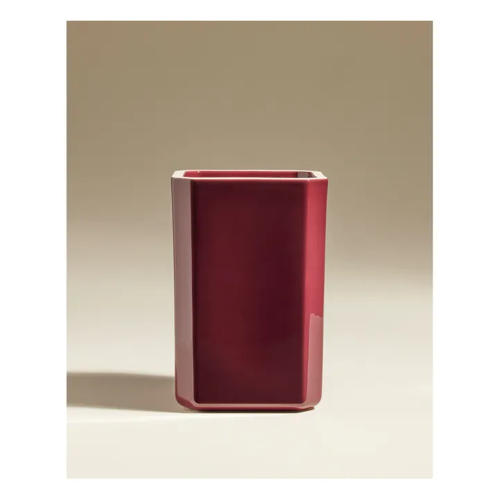 Vase Facettes | Bordeaux- Image produit n°3