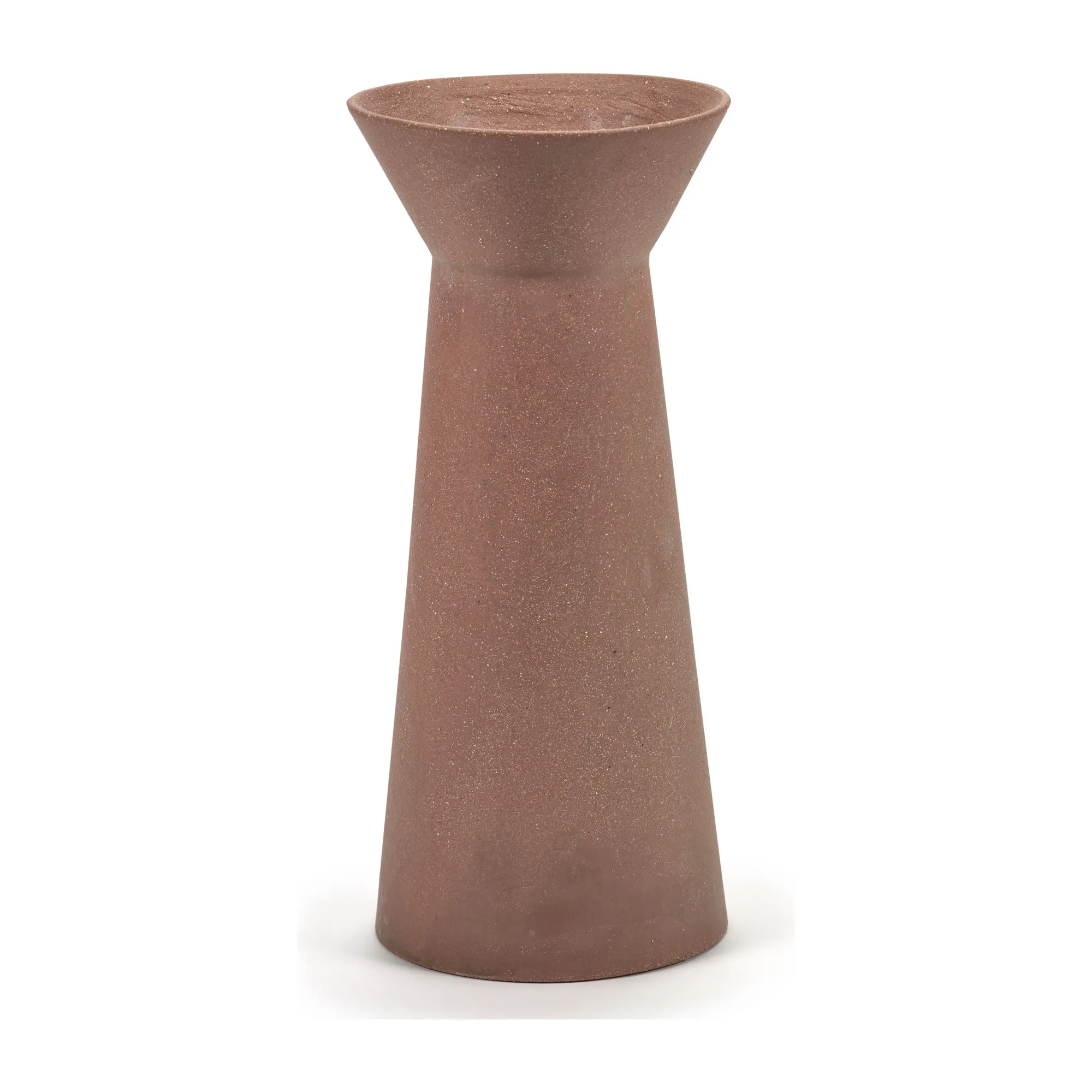 Serax Brick Red Stoneware Vase Marie-Ann 02, Marie Michielssen