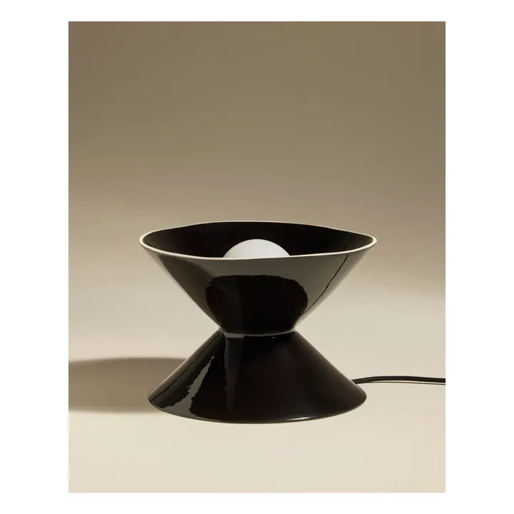 Lampe à poser Sablier | Noir- Image produit n°1