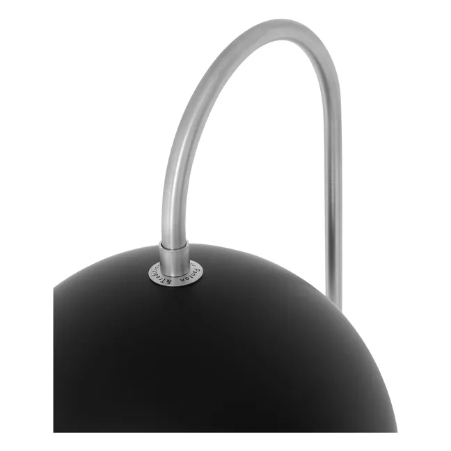 Flowerpot VP12 Stehleuchte, Verner Panton | mattes Schwarz