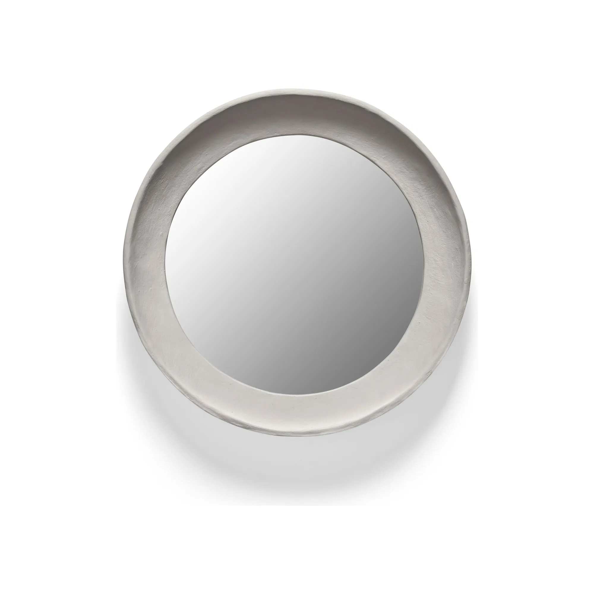 Serax White Earth Papier-Mâché Mirror, Marie Michielssen