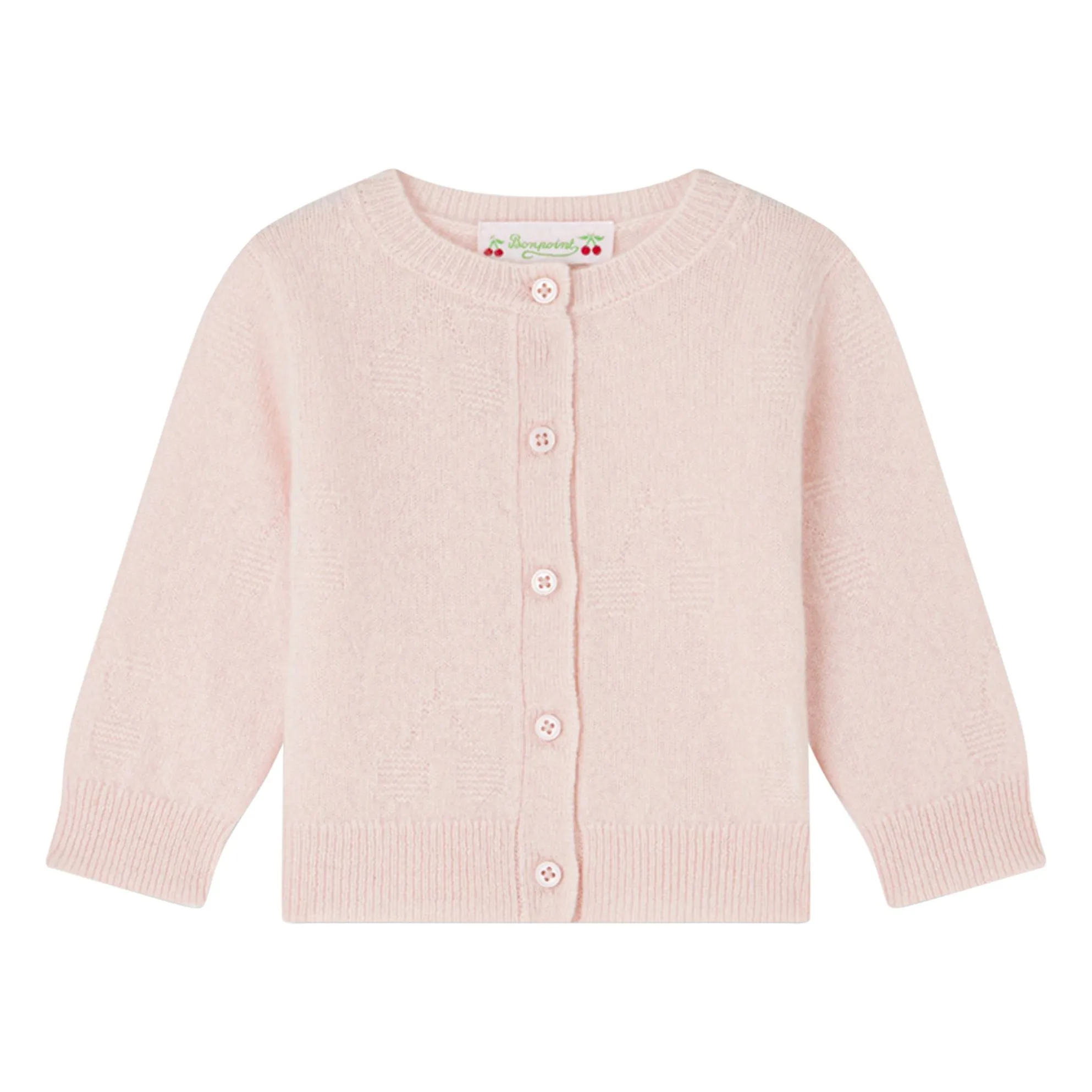 Bonpoint Pale Pink Teyana Cashmere Cardigan