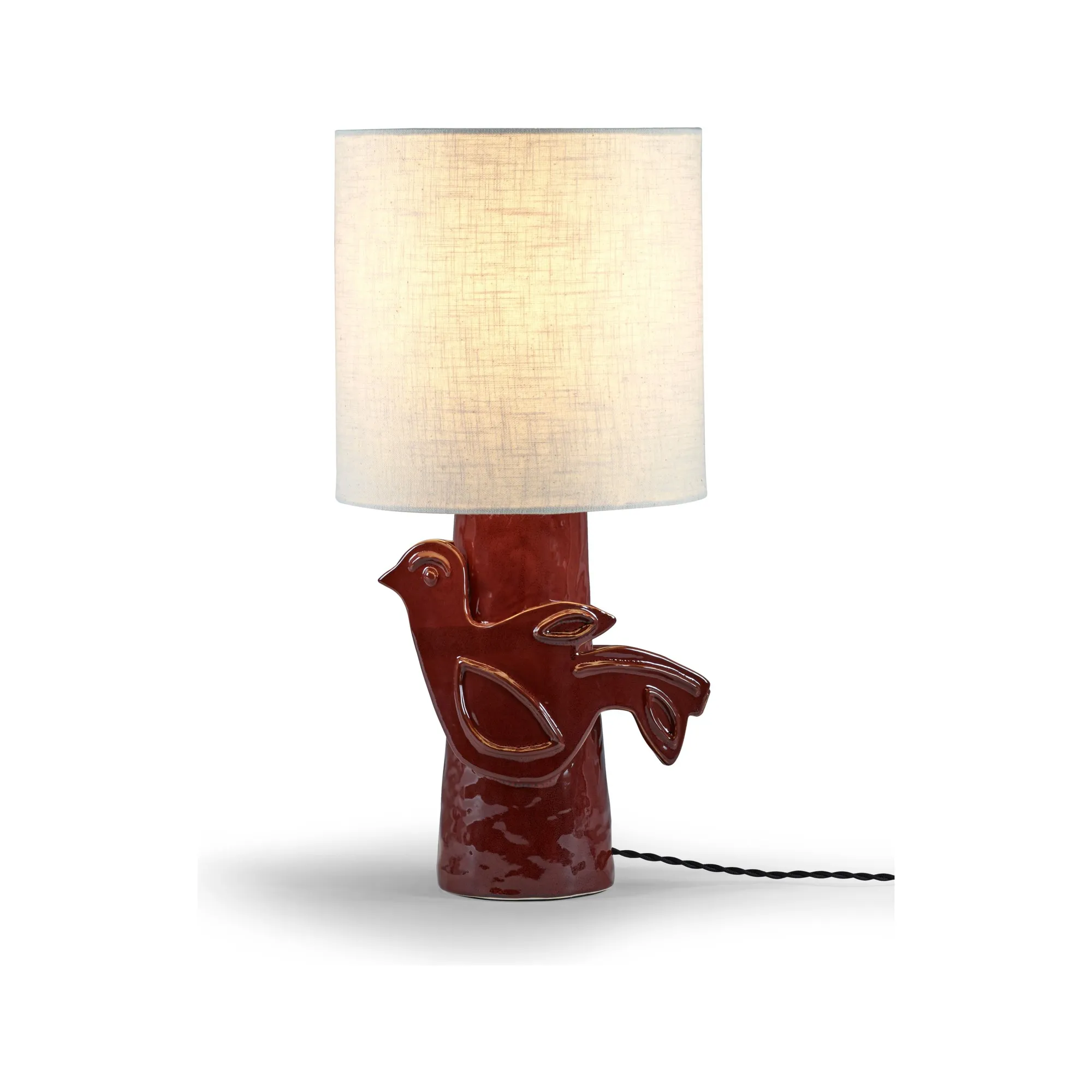 Serax Red Paloma Stoneware Table Lamp, Marie Michielssen