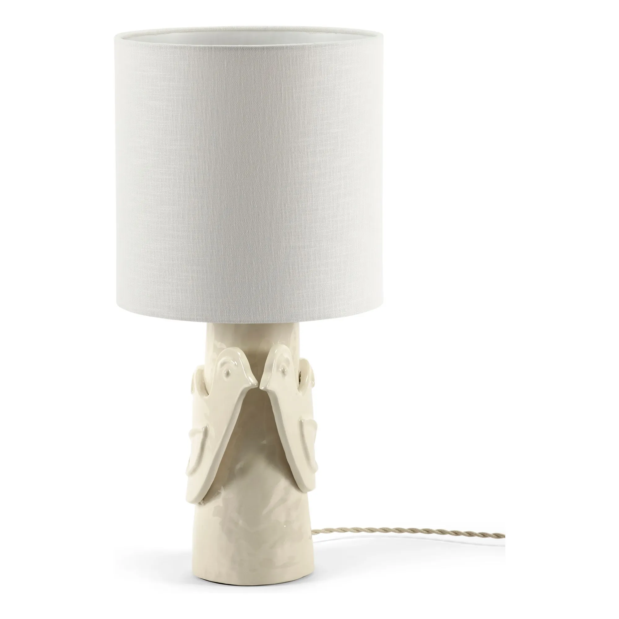 Lampe à poser en grès Paloma, Marie Michielssen | Blanc- Image produit n°4