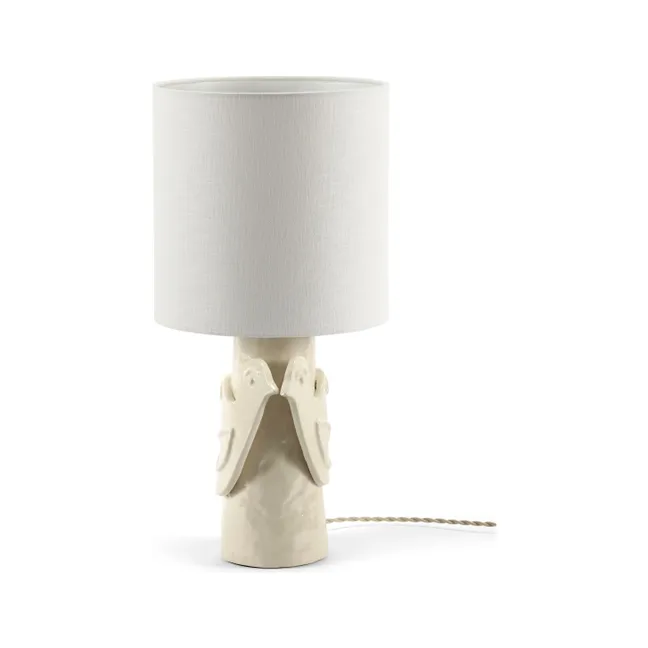 Lampe à poser en grès Paloma, Marie Michielssen | Blanc