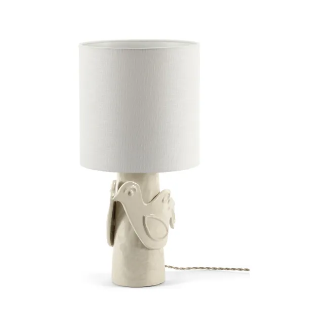 Lampe à poser en grès Paloma, Marie Michielssen | Blanc