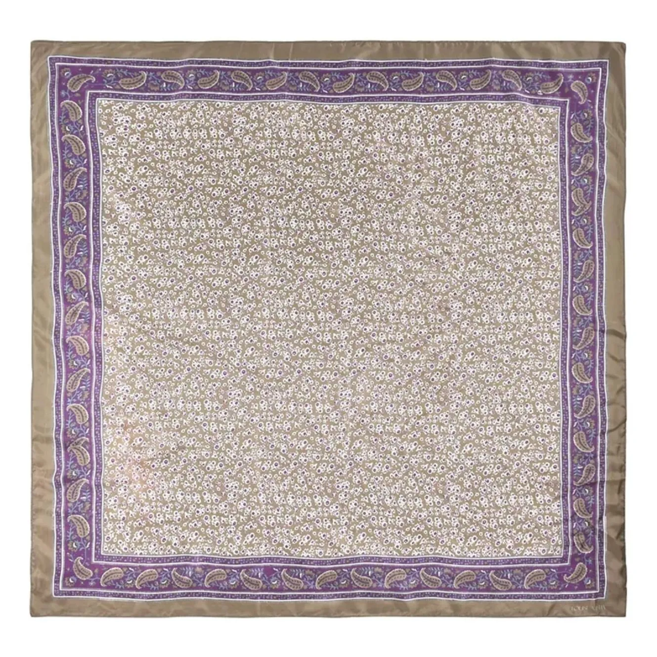 Louise Misha Women's Khaki Romy Silk Scarf - Collection