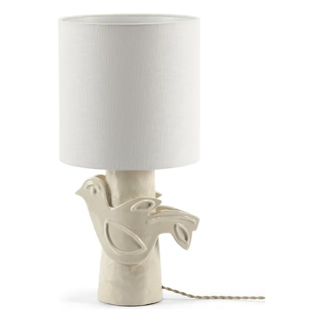 Paloma stoneware table lamp, Marie Michielssen | White