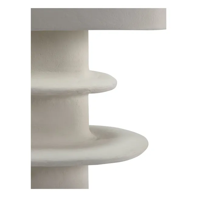 Earth papier-mâché table lamp, Marie Michielssen | White