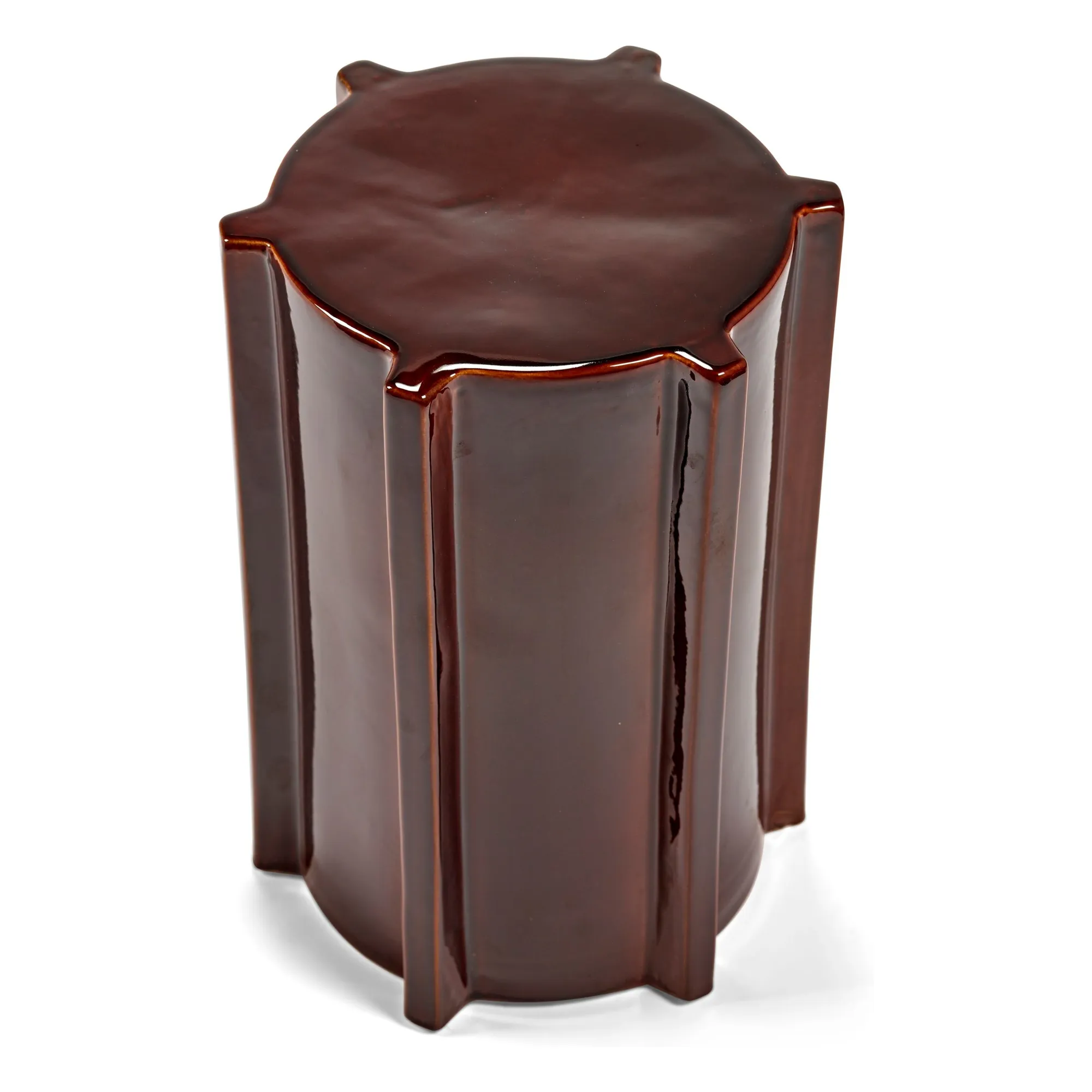 Serax Rouge Brun Pawn Stoneware Side Table, Marie Michielssen