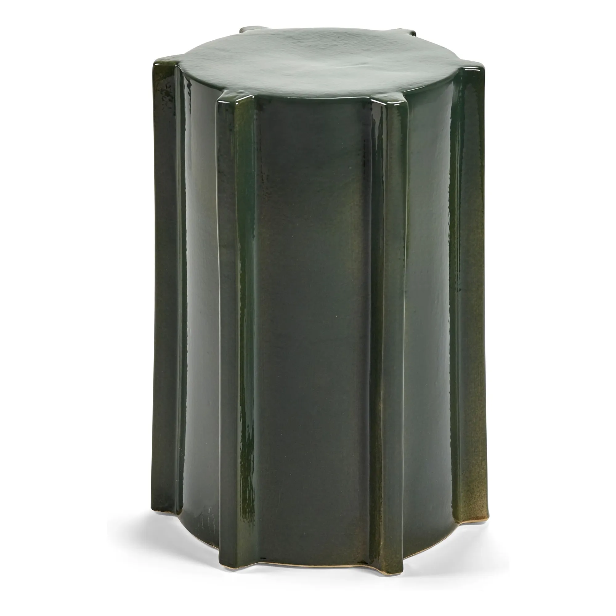 Serax Green Pawn Stoneware Side Table, Marie Michielssen