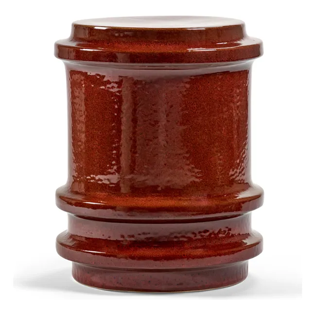 Pawn Beistelltisch aus Sandstein, Marie Michielssen | Rot