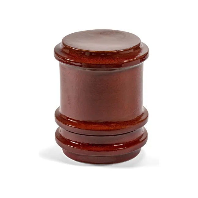 Pawn Beistelltisch aus Sandstein, Marie Michielssen | Rot