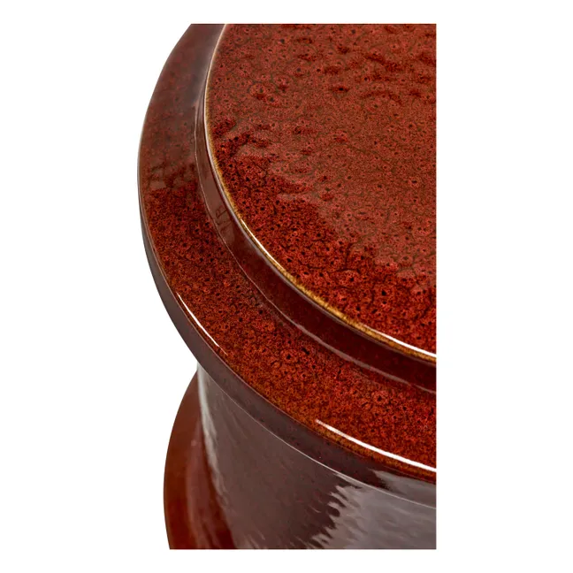 Pawn Beistelltisch aus Sandstein, Marie Michielssen | Rot