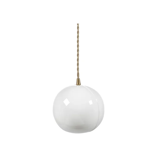 Cosmo porcelain hanging lamp, Anita Le Grelle | White