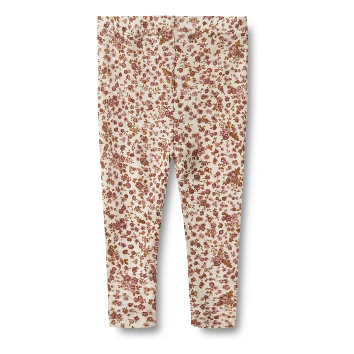 Legging Agi Laine Fleuri | Dusty Pink- Product image n°1