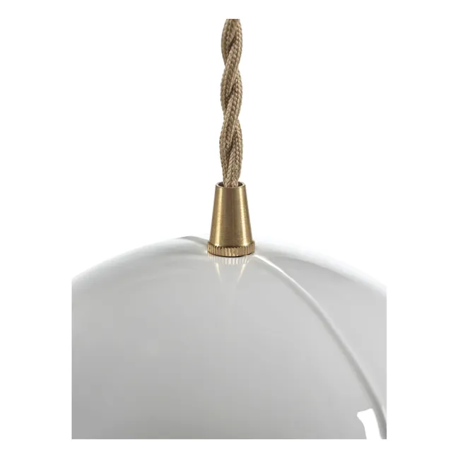 Cosmo porcelain hanging lamp, Anita Le Grelle | White