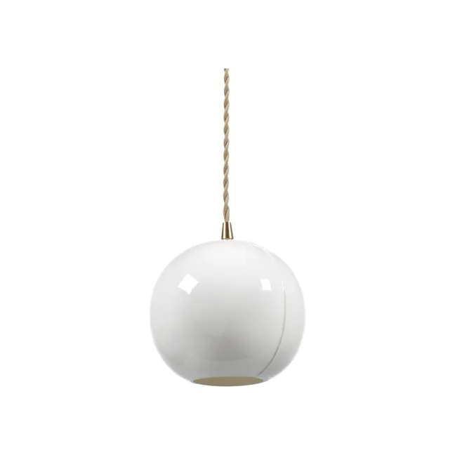 Cosmo porcelain hanging lamp, Anita Le Grelle | White