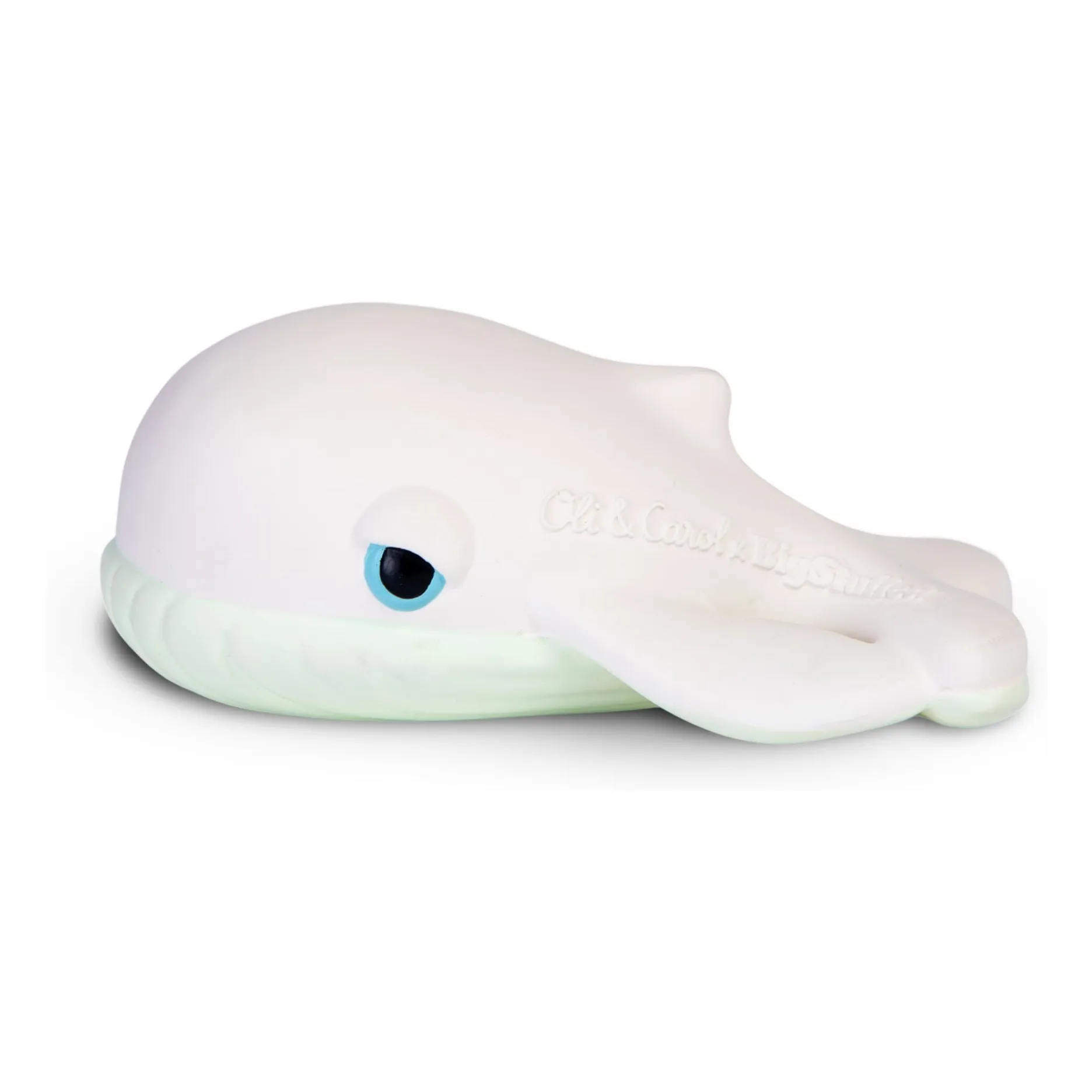 Oli & Carol White Walter The Whale Bath Toy