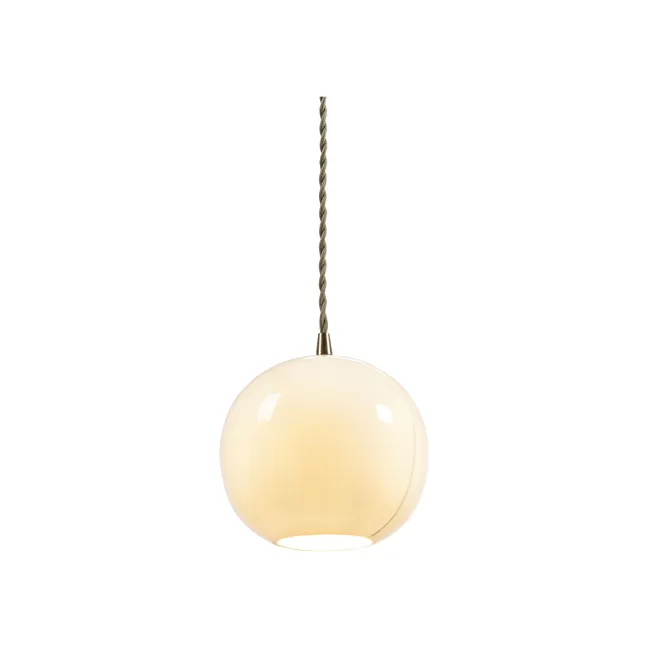 Cosmo porcelain hanging lamp, Anita Le Grelle | White