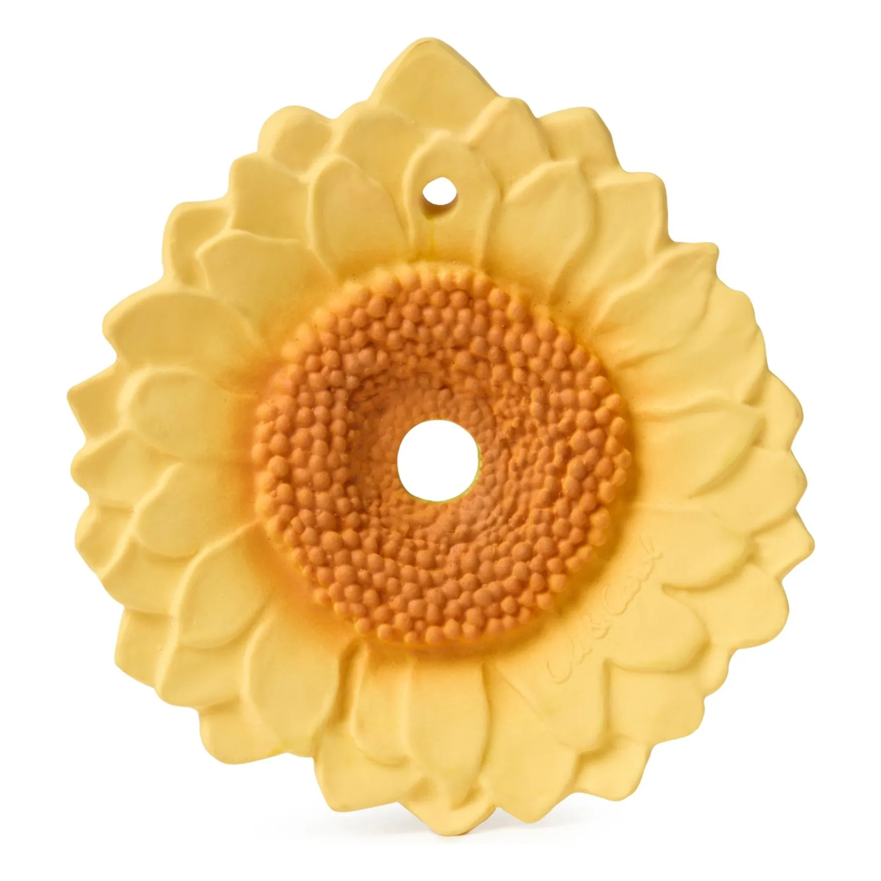 Oli & Carol Yellow Sun The Sunflower Teething Ring
