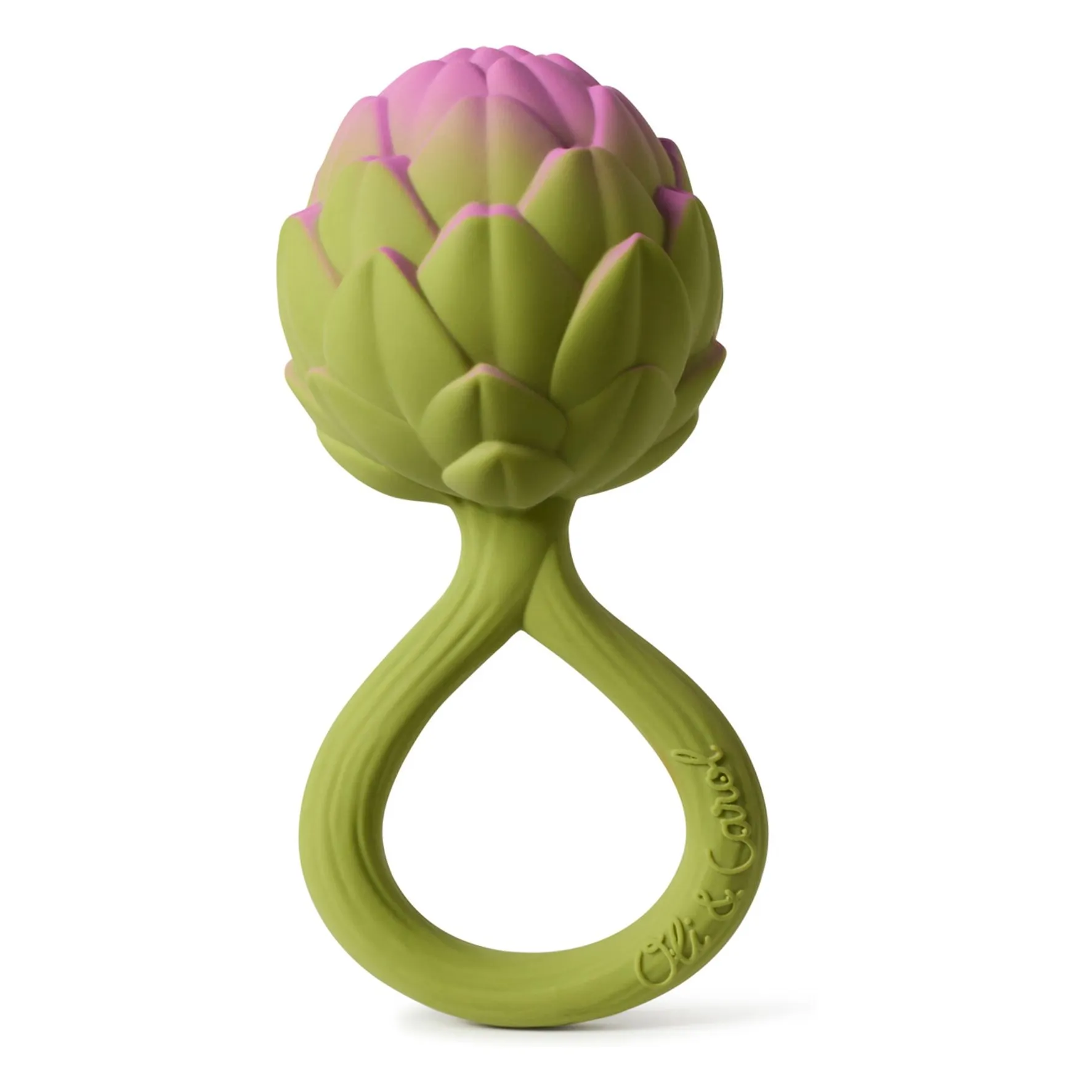 Oli & Carol Green Artichoke Rattle