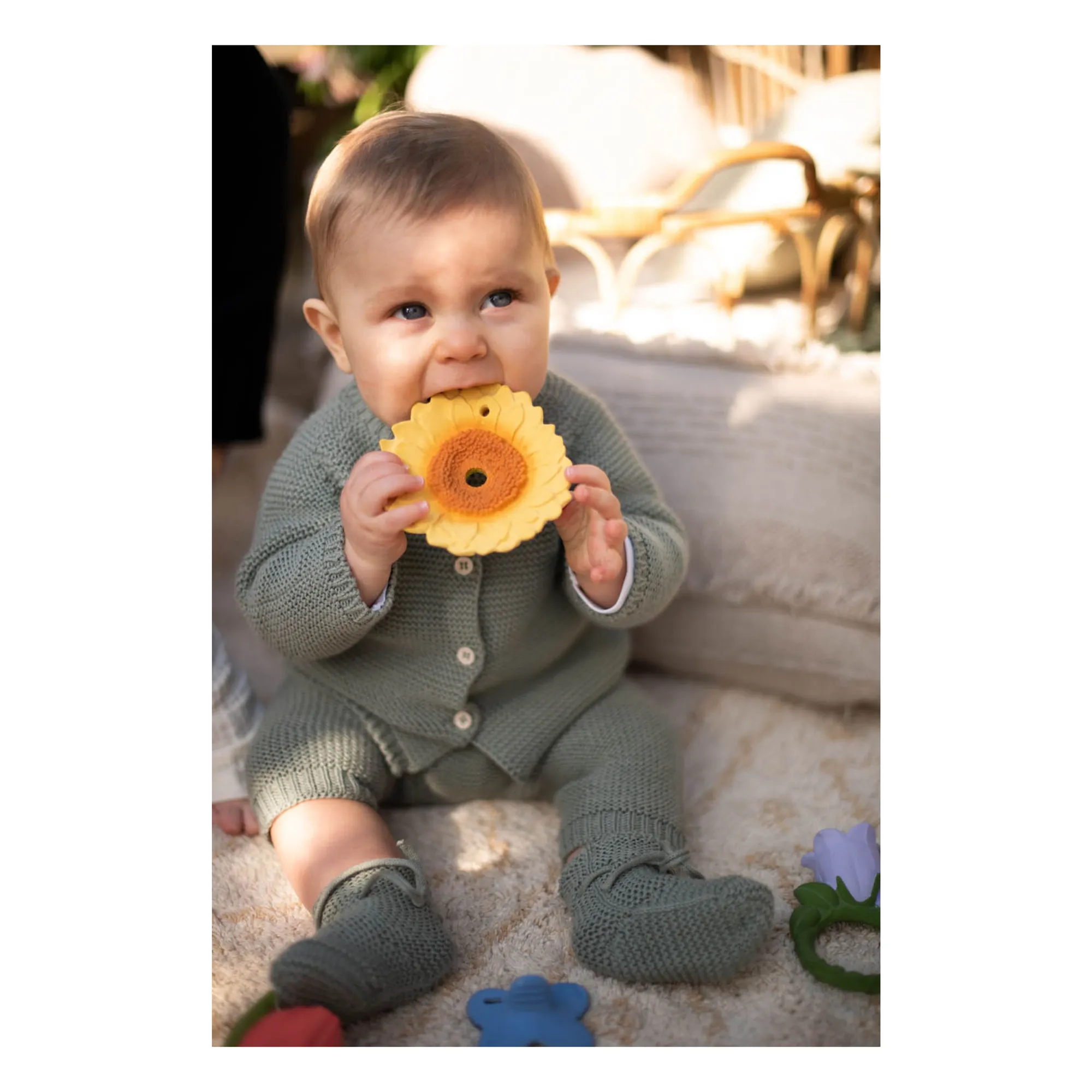 Oli & Carol - Anneau de dentition Sun le tournesol (Oli & Carol) - Image 1