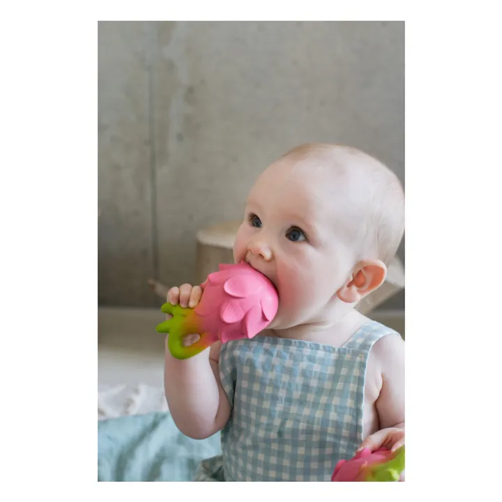 Anneau de dentition Fuscia le fruit du dragon- Image produit n°1