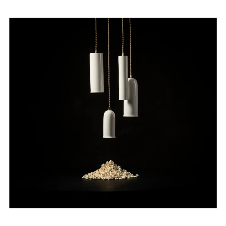 Olympia N°1 porcelain hanging lamp, Anita Le Grelle | White- Product image n°0