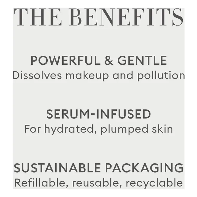Refillable micellar cleansing water