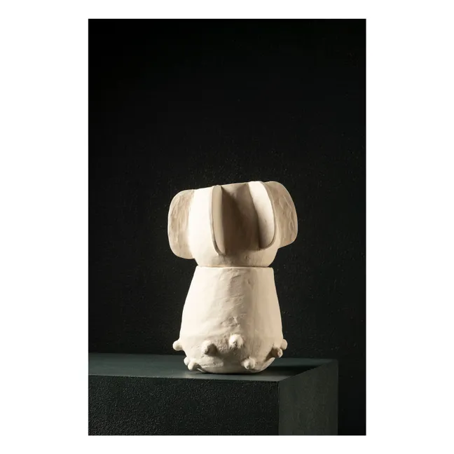 Tapa para olla de gres Molly | Crema