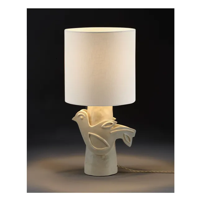 Lampe à poser en grès Paloma, Marie Michielssen | Blanc