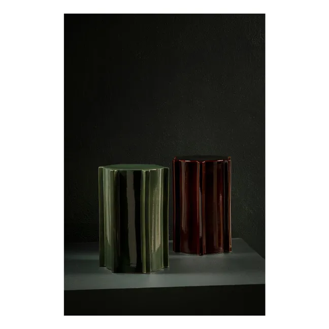 Pawn Beistelltisch aus Sandstein, Marie Michielssen | Rot