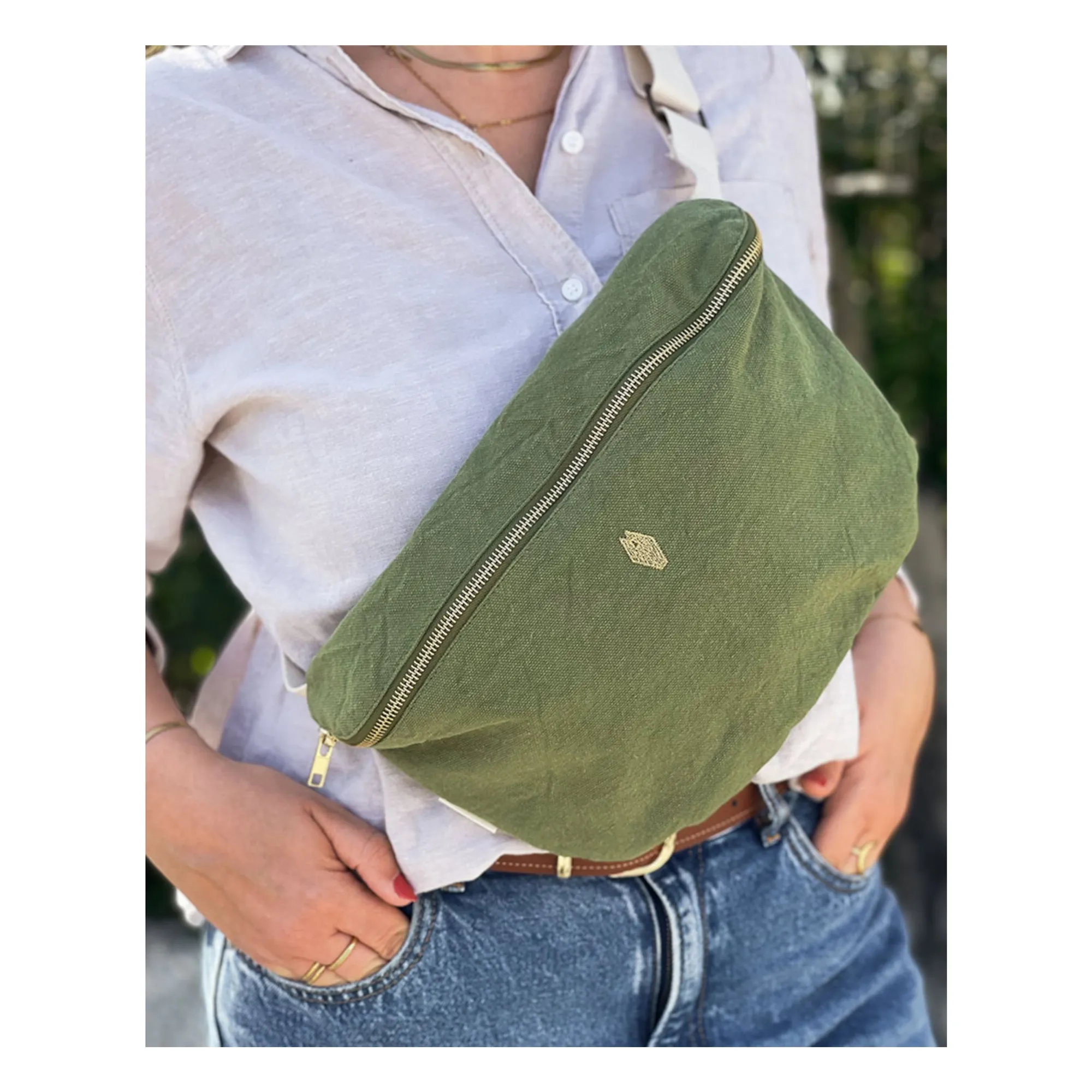 Bob fanny pack | Olive- Product image n°1
