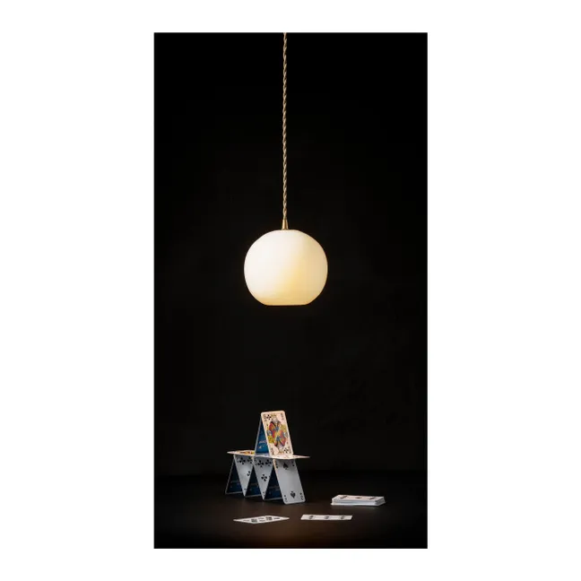 Cosmo porcelain hanging lamp, Anita Le Grelle | White